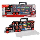 Samochody i pojazdy dla dzieci - Dickie ciężarówka Pojazd z Funkcją Walizki Zestaw z Autami - miniaturka - grafika 1