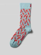 Skarpetki damskie - Skarpety z nadrukiem z logo - miniaturka - grafika 1