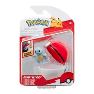 Figurki dla dzieci - 95057 JAS POKEMON Clip N Go W15 (Squirtle #4 & Poké Ball) W15 - miniaturka - grafika 1