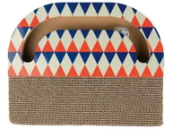 Drapaki dla kotów - zoofari® Mata do drapania / Tekturowy drapak z zabawką (Drapak z tektury prostokątny) - miniaturka - grafika 1