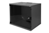 Tuning komputera - akcesoria - Digitus Szafa sieciowa wisząca 19" 9U rack 540x400, drzwi szyba, szary, niedzielona, niezłożona, 60kg - miniaturka - grafika 1