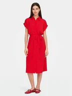 Sukienki - ONLY Sukienka koszulowa Hannover 15191953 Czerwony Regular Fit - miniaturka - grafika 1