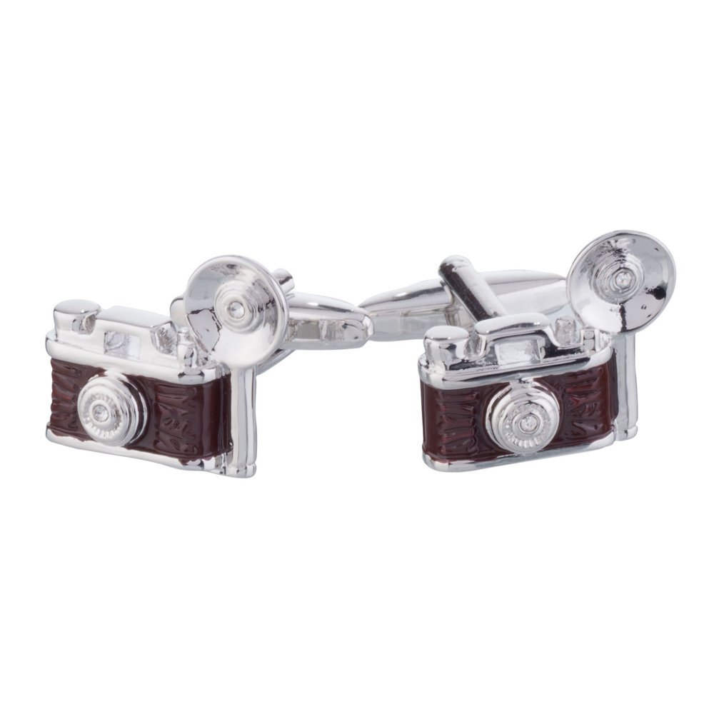 Spinki do mankietów X2 Retro Aparat fotograficzny