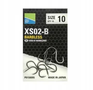 Inne akcesoria dla wędkarzy - HACZYKI BEZZADZIOROWE PRESTON XS02-B HOOKS R. 10 - miniaturka - grafika 1