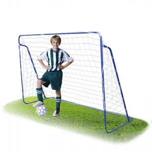 BRAMKA PIŁKARSKA TRENINGOWA DO PIŁKI NOŻNEJ 213x150x90CM NIEBIESKA - Piłka nożna - miniaturka - grafika 1