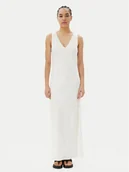 Sukienki - Calvin Klein Sukienka letnia K20K208355 Biały Regular Fit - miniaturka - grafika 1