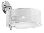 Lampy ścienne - ELEM Chromowany kinkiet z metalowym kloszem DRS8006/1 WH NET z serii ANTILA - miniaturka - grafika 1