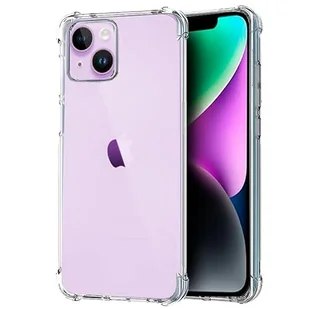 Fajne etui na telefon komórkowy iPhone 14, przeciw przywieraniu, przezroczyste - Etui i futerały do telefonów - miniaturka - grafika 1