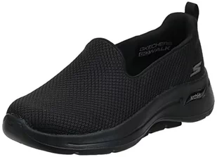 Skechers Damskie trampki 124401-BBK_38 Low-Top, czarne, 5 UK - Trampki damskie - miniaturka - grafika 1