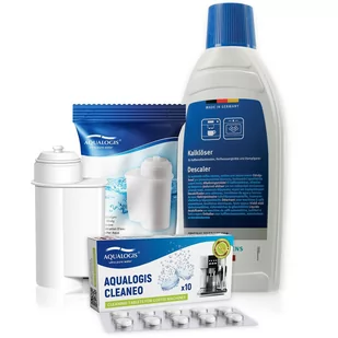 Zestaw Bosch, Filtr Aqualogis AL-Inte, Bosch Odkamieniacz 311968 500ml, Cleaneo 10szt - Akcesoria i części do ekspresów do kawy - miniaturka - grafika 1