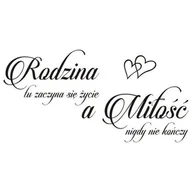 Naklejki na ścianę - Napis na ścianę naklejka sypialnia - Rodzina.. 252, 150x75 cm - miniaturka - grafika 1