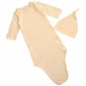 Śpiochy dla niemowląt - Body Kokon Do Snu Niemowlęcy Wiązany Brzoskwinia - miniaturka - grafika 1