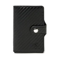 Etui na dokumenty i karty - Etui na karty kredytowe Semi Line P8296-1 Czarny - miniaturka - grafika 1