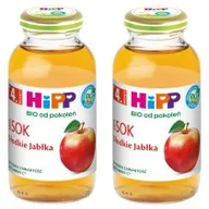 Soki i herbatki dla dzieci - Hipp Sok 100% słodkie jabłka po 4. miesiącu zestaw 2 x 200 ml Bio - miniaturka - grafika 1