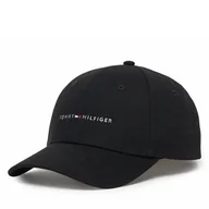 Czapki męskie - Czapka z daszkiem Tommy Hilfiger Th Foundation Hct 6 Panel Cap AM0AM14045 Czarny - miniaturka - grafika 1
