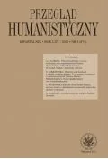 Czasopisma - przegląd humanistyczny 3/2021 - miniaturka - grafika 1