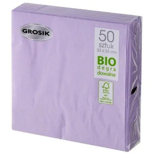 Grosik Serwetki STOŁOWE 33X33 CM 50SZT (8571002699) - Folia, papier śniadaniowy, serwetki - miniaturka - grafika 1