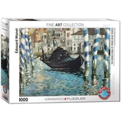 Puzzle - Eurographics Edouard Manet Le Grand Canal/Venice bleu"" puzzle (1000 sztuk, wielokolorowe) 6000-0828 - miniaturka - grafika 1