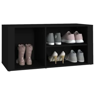 Lumarko Szafka na buty, czarna, 100x35x45 cm, materiał drewnopochodny - Szafki na buty - miniaturka - grafika 5