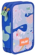 Piórniki - Piórnik 2-poziom z wyposażeniem Blue Odyssey - miniaturka - grafika 1