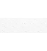 Płytki ceramiczne - Ceramika Color CCR12-1 HEXAGON WHITE GLOSSY RETT 25x75 - miniaturka - grafika 1