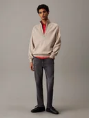 Spodnie męskie - Calvin Klein Dżinsy - Tapered fit - w kolorze czarnym - miniaturka - grafika 1