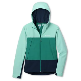 Damska kurtka softshellowa Columbia Boulder Falls™ Jacket Rozmiar: S / Kolor: niebieski - Kurtki i kamizelki sportowe damskie - miniaturka - grafika 1
