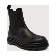 Botki damskie - Patrizia Pepe Skórzane sztyblety - miniaturka - grafika 1