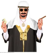 Dodatki do strojów karnawałowych - Kefija szejka, biała, rozmiar uniweralny - miniaturka - grafika 1