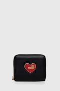 Portfele - Love Moschino portfel damski kolor czarny - miniaturka - grafika 1