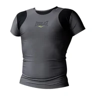 Kimona, stroje i obuwie - Rashguard męski EVERLAST krótki rękaw szary 4429 S - miniaturka - grafika 1