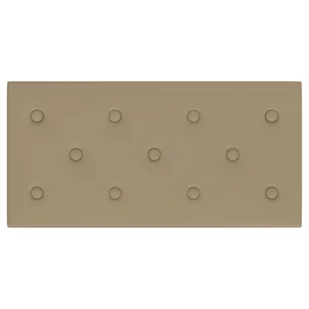 vidaXL Panele ścienne, 12 szt., cappuccino, 60x30 cm, sztuczna skóra 343992 - Panele ścienne i boazeria - miniaturka - grafika 6