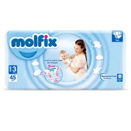 Pieluchy - MOLFIX PIELUSZKI MIDI 3 (4-9 KG) 45 SZT. - miniaturka - grafika 1