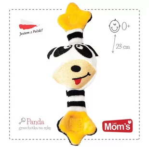 Hencz Grzechotka na rączkę Panda 070 - Grzechotki dla dzieci - miniaturka - grafika 1