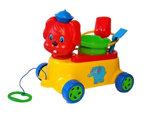 Zabawka do ciągnięcia Królik z zestawem do piasku, ciągacz Królik z zestawem letnim - Zabawki zręcznościowe Zabawka do ciągnięcia Królik z zestawem do piasku, ciągacz Królik z zestawem letnim - Zabawki zręcznościowe - miniaturka - grafika 1