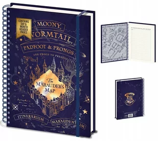 Harry Potter Notatnik Wiro A4 i pamiętnik (projekt mapy arauderów) - oficjalny towar - Pozostałe książki - miniaturka - grafika 1