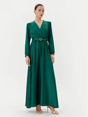 Sukienki - Rinascimento Sukienka wieczorowa CFC0123670003 Zielony Regular Fit - miniaturka - grafika 1