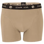 Majtki męskie - Męskie Bokserki bawełniane kolor TAUPE rozmiar XXL wygodne oddychający materiał - miniaturka - grafika 1