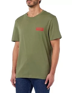 Wrangler Koszulka męska z logo, zielony (moss green), XL - Koszulki męskie - miniaturka - grafika 1