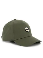 Czapki dla dzieci - KARL LAGERFELD Czapka z daszkiem Z30398 Khaki - miniaturka - grafika 1