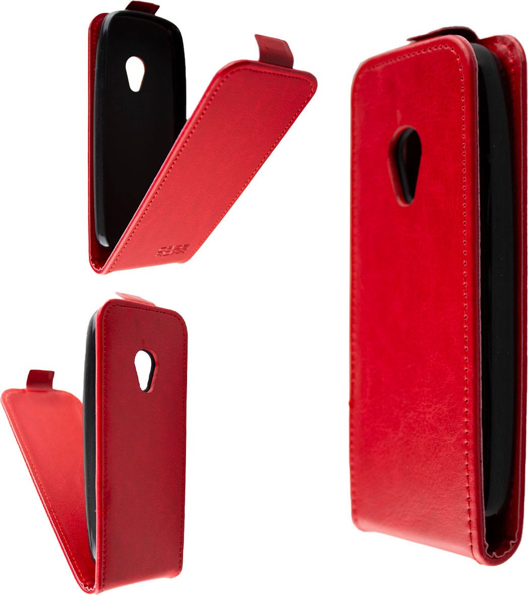 caseroxx etui ochronne z klapką kompatybilne z Nokia 6310 (2021), etui z klapką na smartfona w kolorze czerwonym