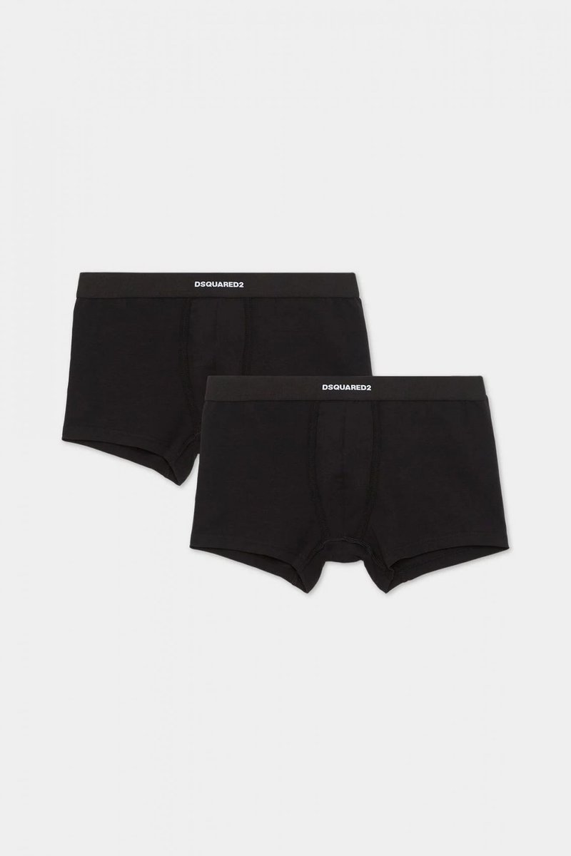 bielizna parigamba męskie dsquared2 dcx210070 - twin 2pack trunk 001 czarny