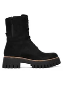 Botki damskie - MEXX Botki MX/009C-WI23 Czarny - miniaturka - grafika 1