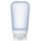 Butelki termiczne - Podróżna silikonowa butelka na płyny Humangear GoToob+ L - blue - miniaturka - grafika 1