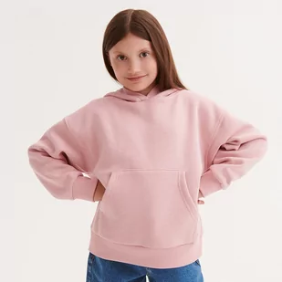 Reserved - Bluza z kapturem - Różowy - Bluzki dla dziewczynek - miniaturka - grafika 1