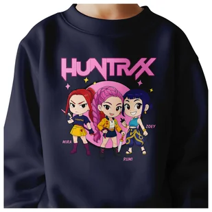 BLUZA DZIECIĘCA KPOP DEMON HUNTERS HUNTRIX 122-128 BAWEŁNIANA JAKOŚĆ - Bluzy dla dziewczynek BLUZA DZIECIĘCA KPOP DEMON HUNTERS HUNTRIX 122-128 BAWEŁNIANA JAKOŚĆ - Bluzy dla dziewczynek - miniaturka - grafika 1