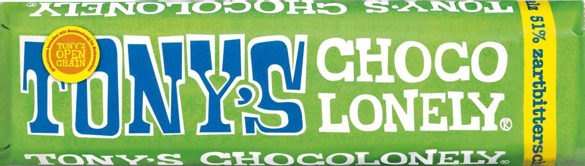 TONY's 50g zartbitter mandel meersalz mini czekolada