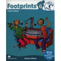 Macmillan Footprints 6 Podręcznik + Portfolio Booklet + 2CD - Read Carol - Podręczniki dla szkół podstawowych - miniaturka - grafika 1