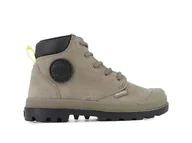 Botki damskie - Palladium Pampa Hi Cuff WP OZ Botki, Szare, 35 EU, Szary, 35 EU - miniaturka - grafika 1