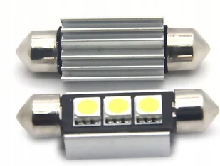 Żarówka Rurka C5W C10W 41mm 3 Led Smd 5050 Canbus oświetlenie tablicy 1 szt - Żarówki samochodowe - miniaturka - grafika 1